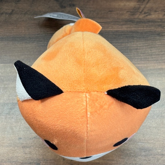 Honeymaru Mochi Kawaii Orange FOX Plush Stuffed Animal Figure Aliquantum Inc. - Picture 7 of 9